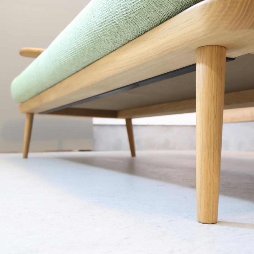 HIDA 飛騨産業 つぐみ 3人掛けソファ キツツキ ホワイトオーク 飛騨家具