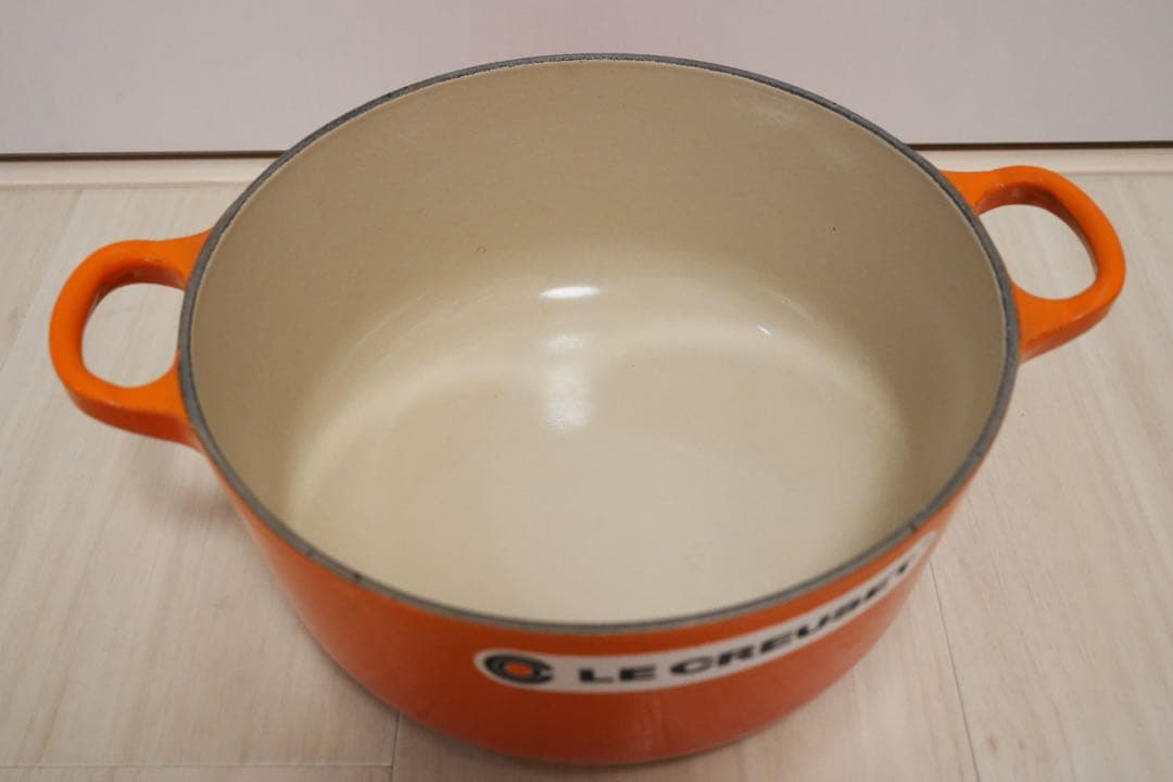 LE CREUSET両手鍋 20cm オレンジ