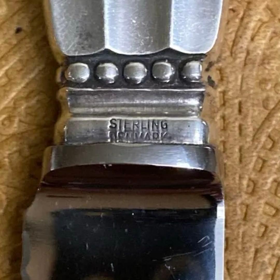 【ジョージジェンセン】純銀/約64g チーズナイフ 17cm【エコーン】