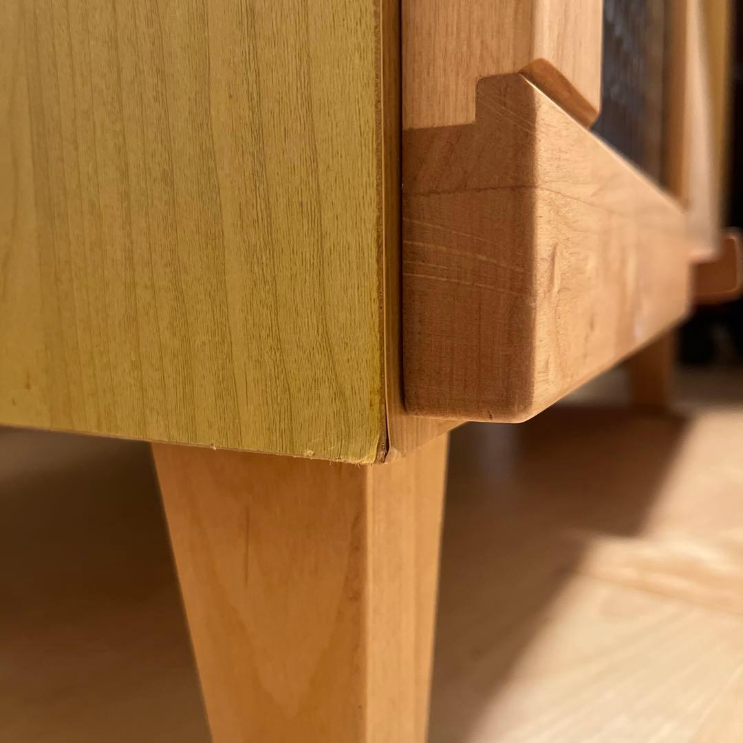 天然木アルダー材のチェスト