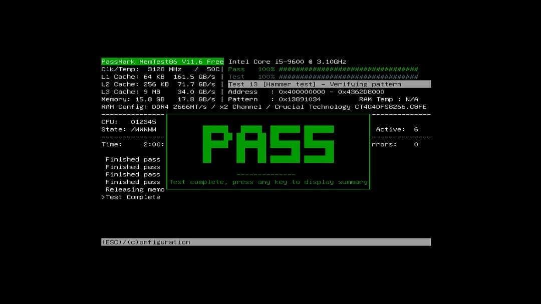 DDR4-2666 16GB=4GB×4 CT4G4DFS8266.C8FE ①