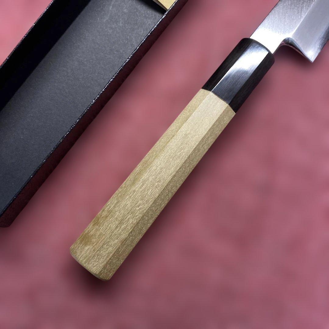 銀三　勘所切付柳刃包丁　240㎜ 8寸