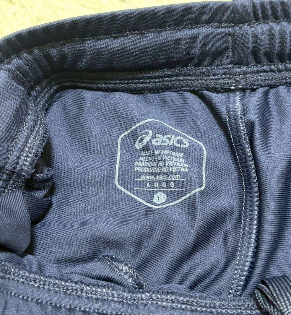 ASICS ジャージ上下セット Lサイズ ネイビー