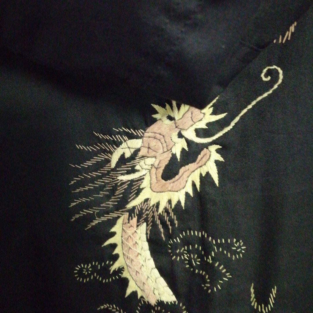 INK　インク　再構築　リメイク　チャイナドラゴン　モッズコート　刺繍　Lサイズ
