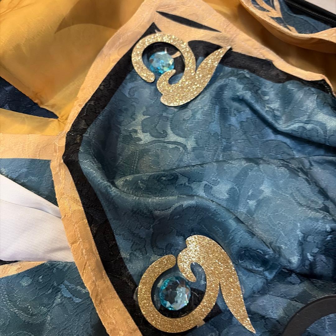 原神　行秋　コスプレ　衣装　ウィッグ　靴　フルセット