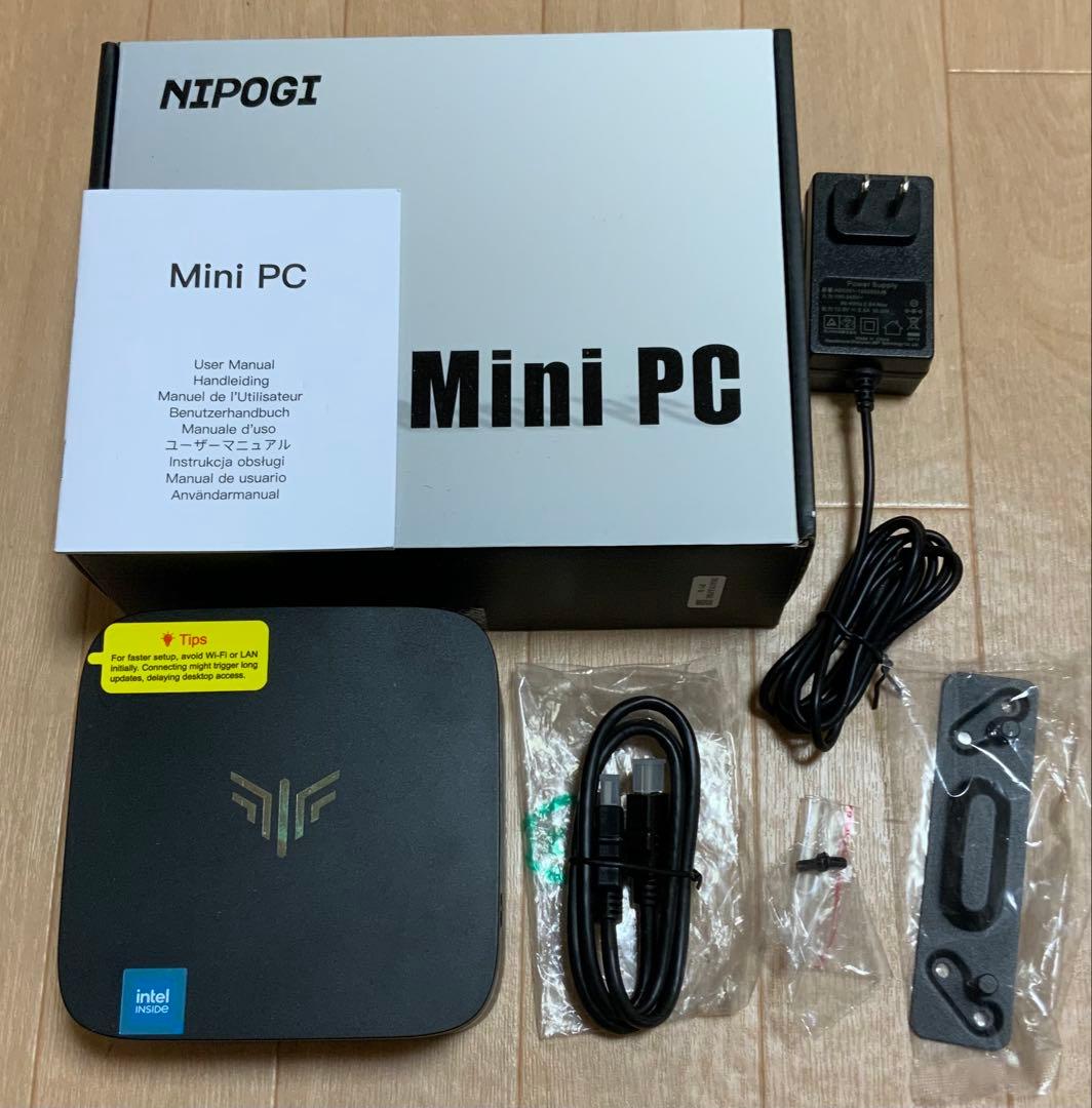 ミニpc windows 11 pro N95 8GB 256GB SSD