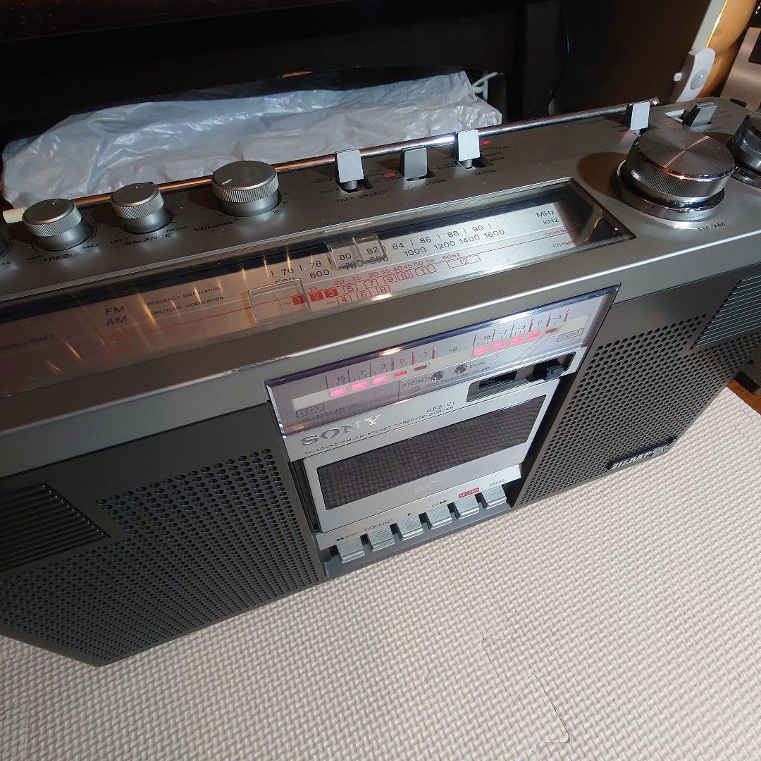 SONY CFS-V1 ラジカセ　ジルバップ　動作確認済み　美品　昭和レトロ