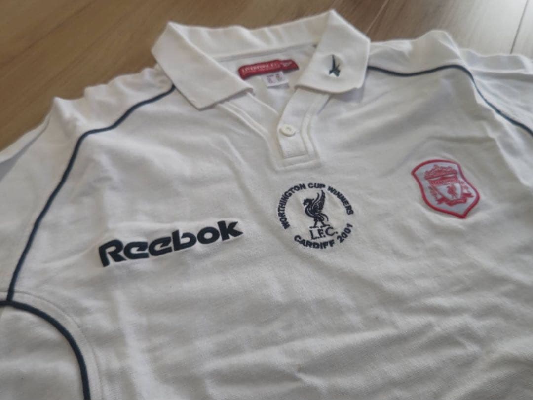 希少！リバプールFC ワージントンカップ記念ポロシャツ Reebok