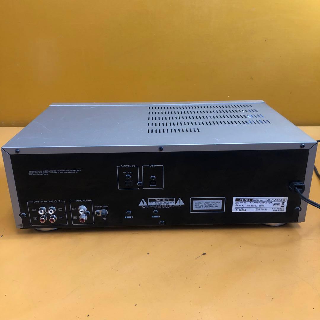 TEAC AD-RW900S CDレコーダー・カセットデッキ 通電OK ジャンク