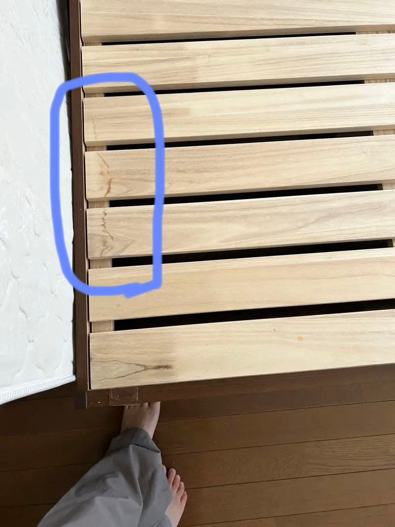 【】【シモンズ】木製ダブルベッドフレーム【販売8月まで】