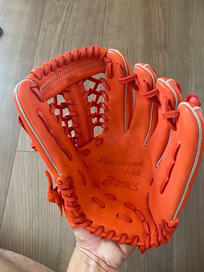 軟式 少年用 外野手オレンジ