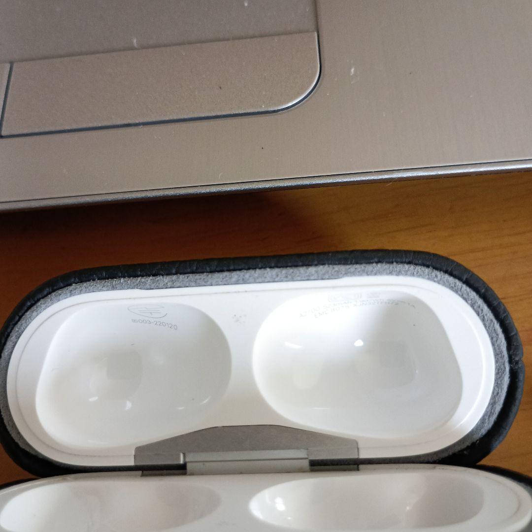 AirPods2？本体 ホワイト レザー?ケース付き