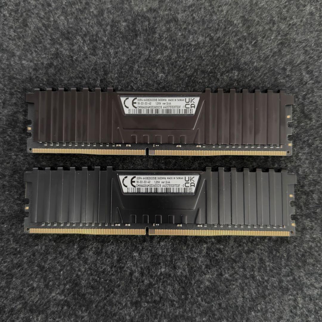 CORSAIR DDR4-3600MHz 64GB(32GB×2) メモリ