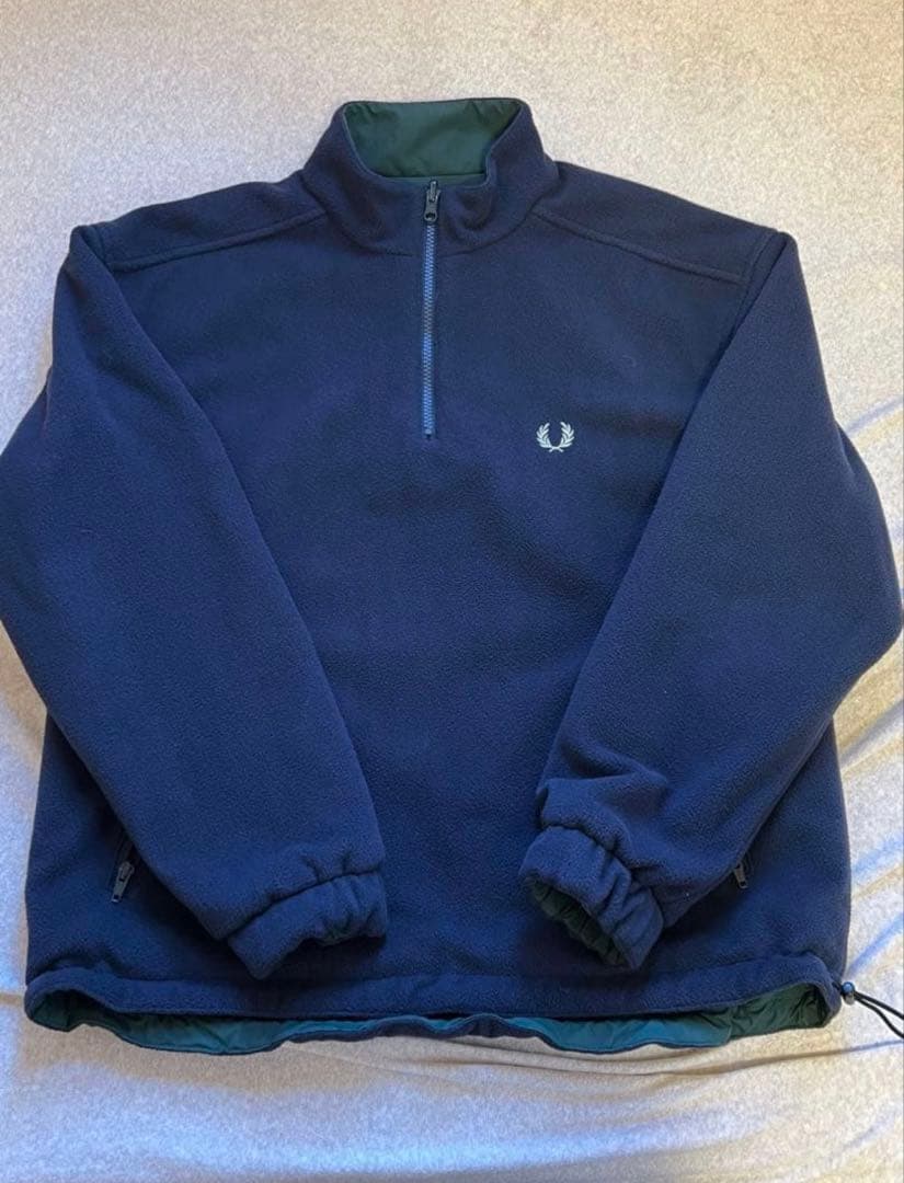 FRED PERRY フレッドペリー　フリース・ハーフジップジャケット
