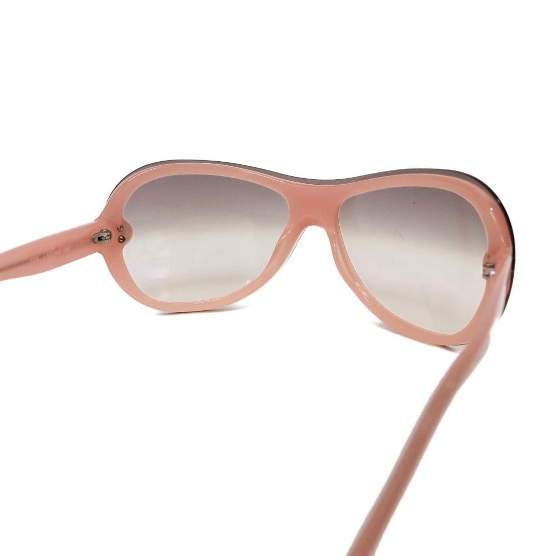 CHANEL ココマーク グレーベージュグラデ シールドサングラス d114