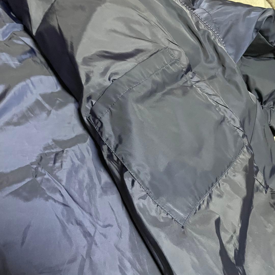 ☆美品☆Gap ネイビー ダウンジャケット ロゴ入り　XL