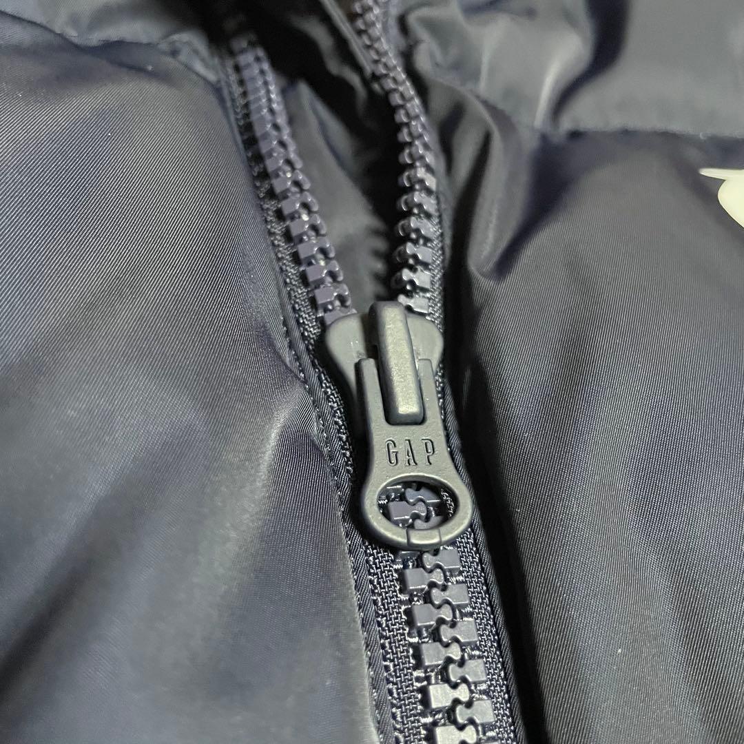 ☆美品☆Gap ネイビー ダウンジャケット ロゴ入り　XL