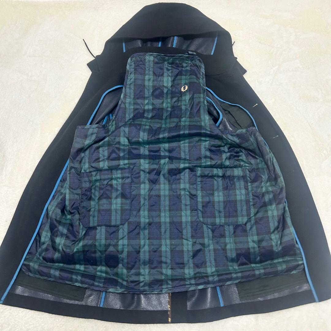 【美品】フレッドペリー ライナー付き コート ブラック Mサイズ
