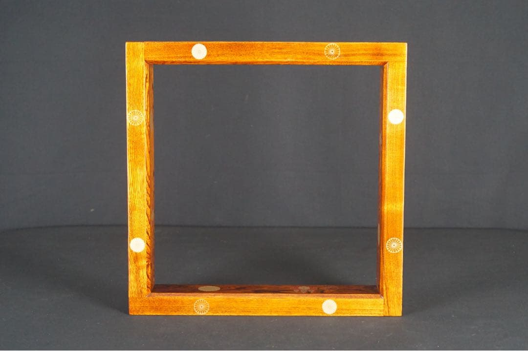 中村宗悦 高台寺蒔絵 天然木 炉縁 共箱 木製漆器