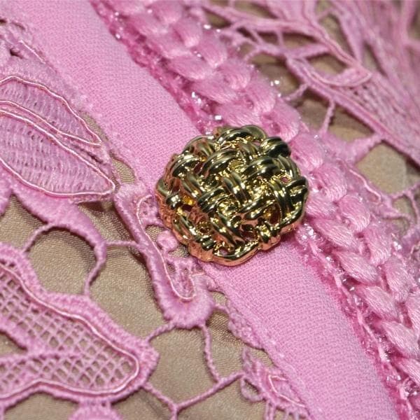 J*#様 セルフポートレイト ワンピース レース ピンク UK12 未使用 Gu