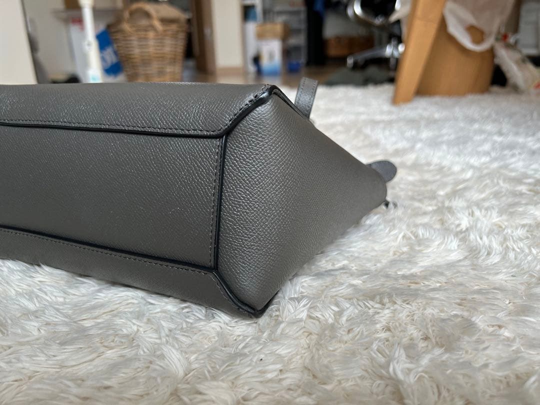 CELINE グレー ショルダーバッグ