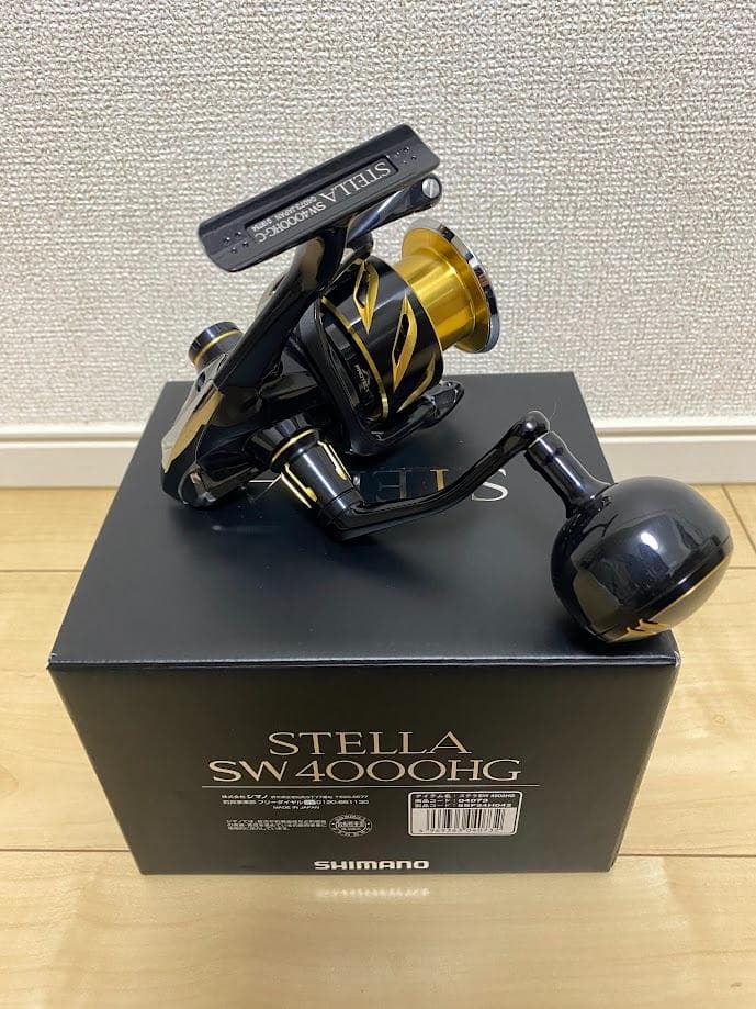 美品 20 ステラSW 4000HG 替えスプール付き シマノ