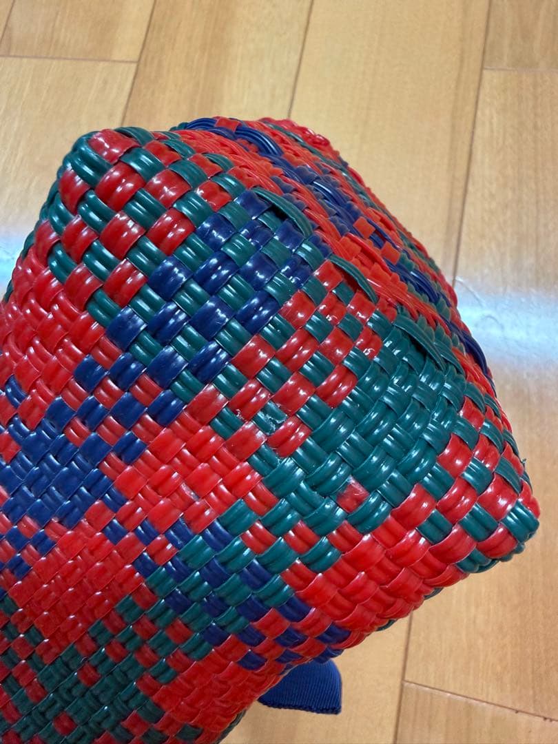 ファミリア カゴバッグ　かごバッグ　メルカドバッグ ミニサイズ