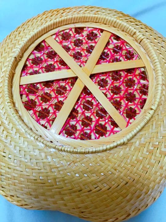 値下げ///タイ王室御用達プラニー竹工房カゴセット