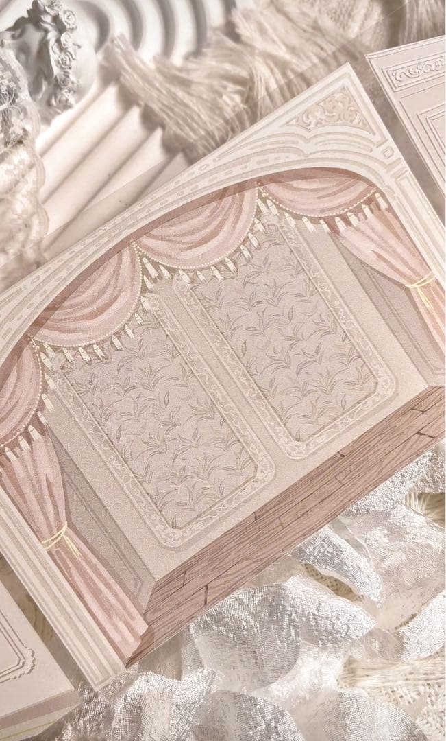 【9062】海外　マステ　2/4/巻PET重油マスキングテープ　室内　壁　背景系