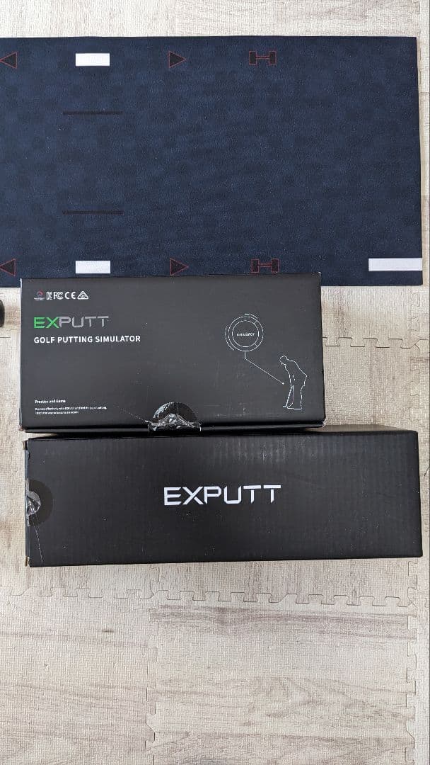 EXPUTT ゴルフパターシュミレーター EX300D パター練習マット