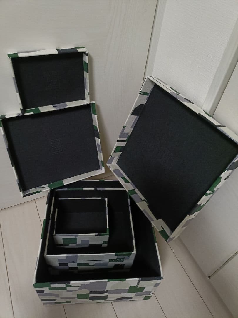 新品未使用　ミナペルホネン　ファブリックボックス　大中小　３個セット　正規品