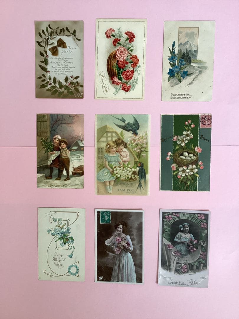 アンティークポストカード 22枚 フランス