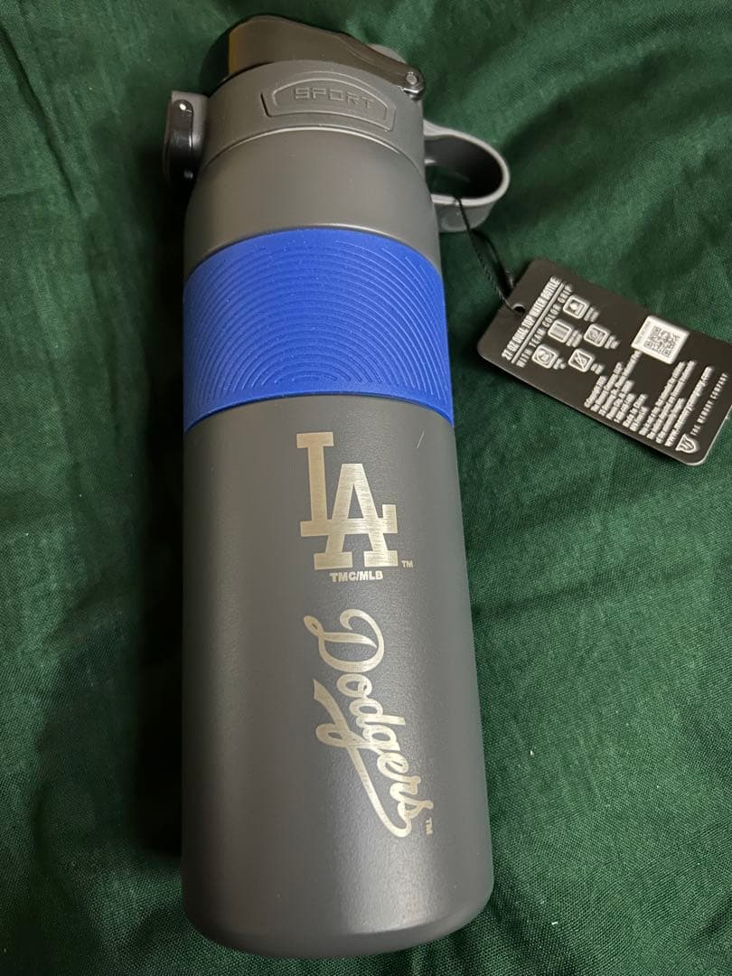 新品　ロサンゼルスドジャース　ステンレススチールボトル　水筒　USA MLB