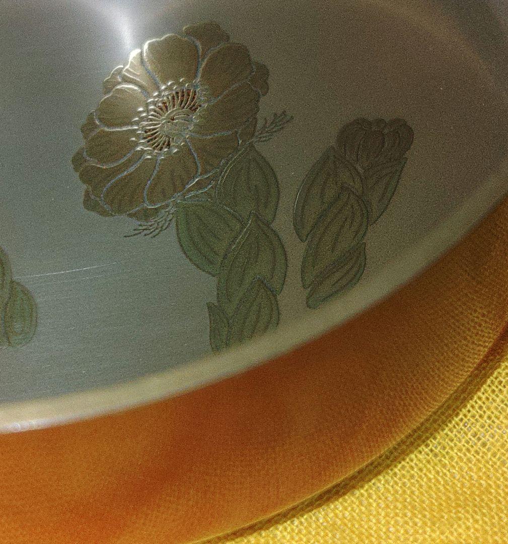 棗　若島孝雄 　曙棗 　蒔絵　内銀溜 　共箱 茶道具 　お稽古道具