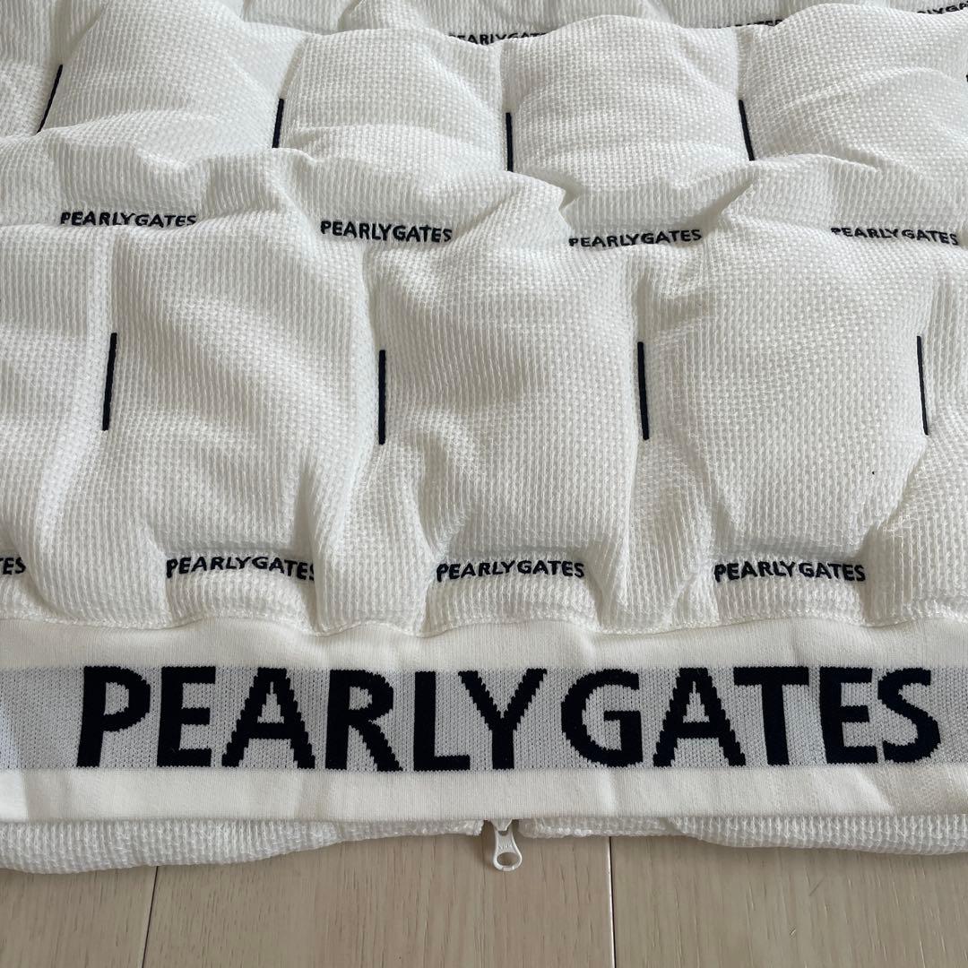 美品★PEARLY GATES フード付きベスト ホワイト