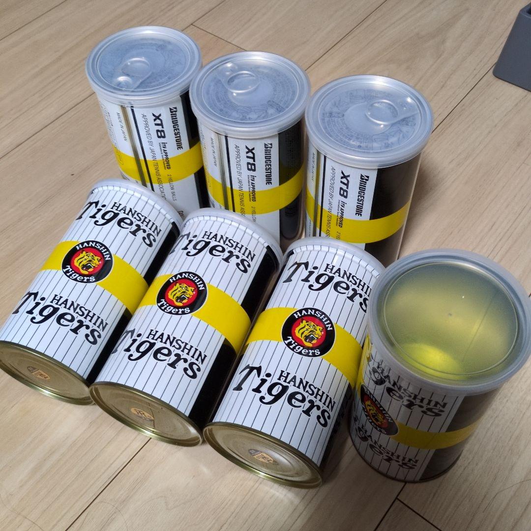 阪神タイガース テニスボール　XT8　6缶おまけ付き