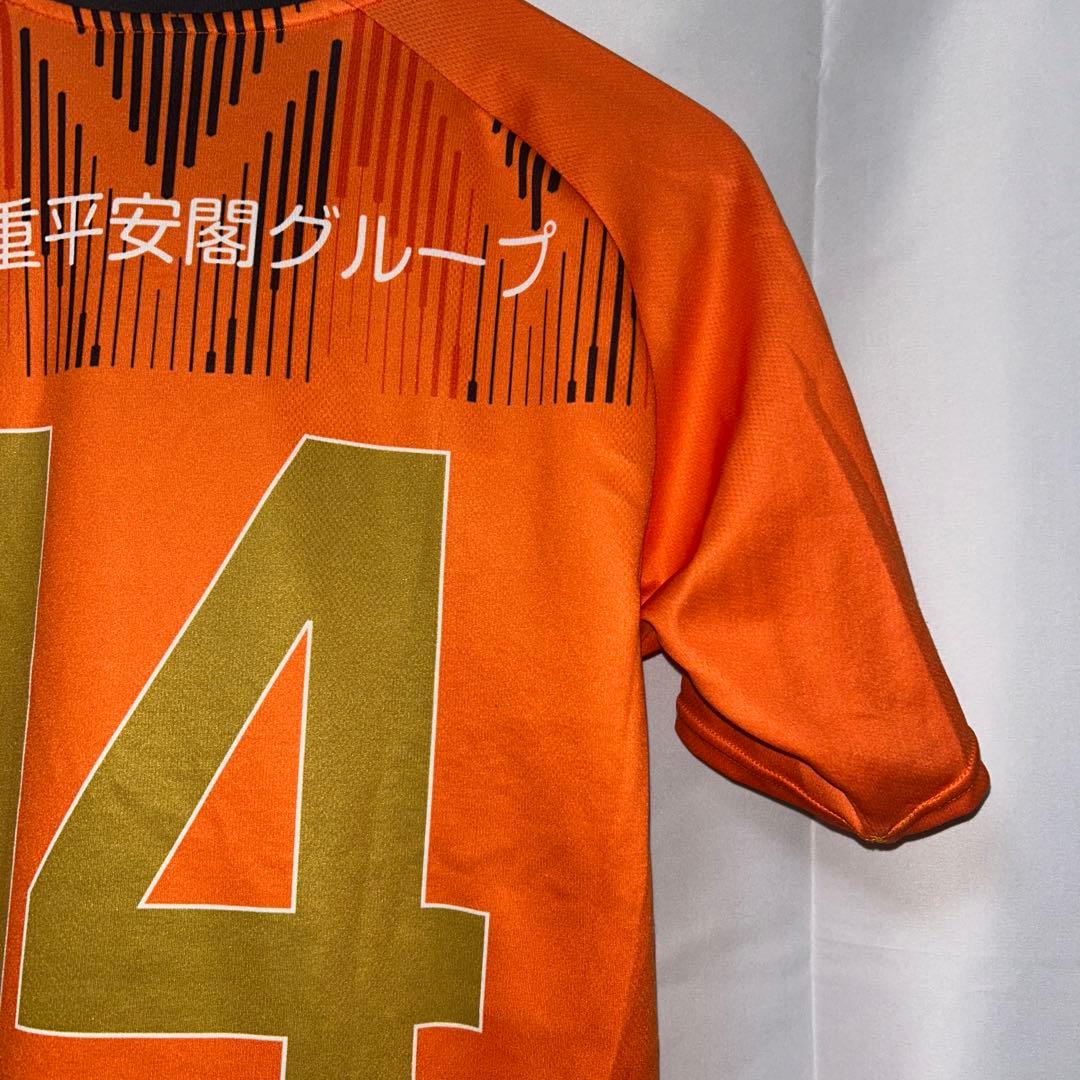 希少　ヴィアティン三重 JFLユニフォーム 選手サイン入り　サイズS