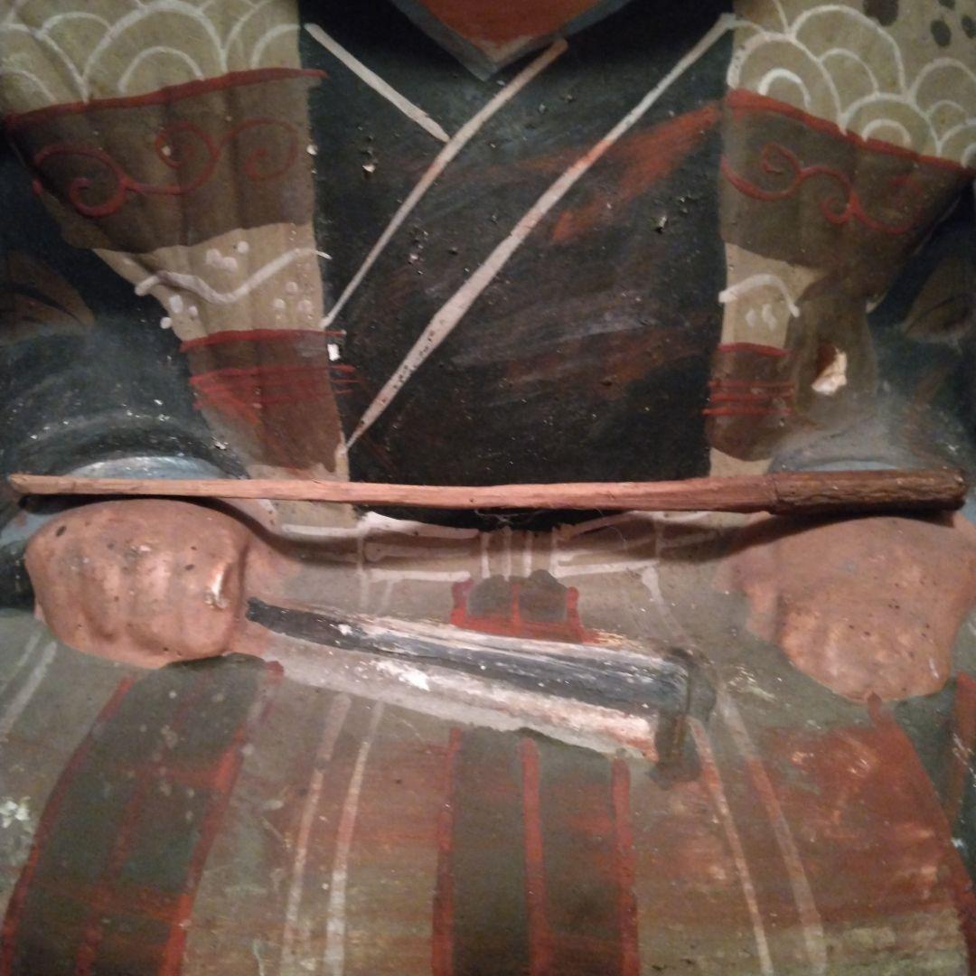 古い　福助さん　置物　骨董　大きな　開運　縁起物