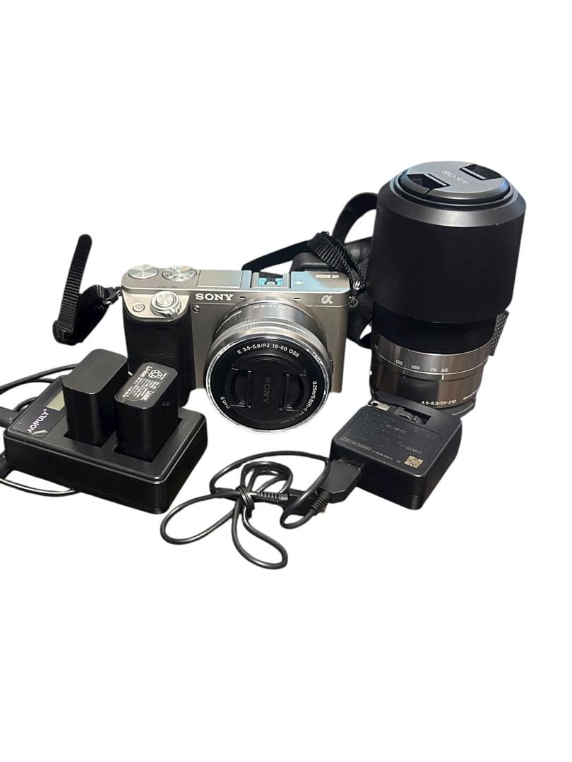 【極美品】SONY α6000 ダブルズームレンズキット ILCE-6000Y