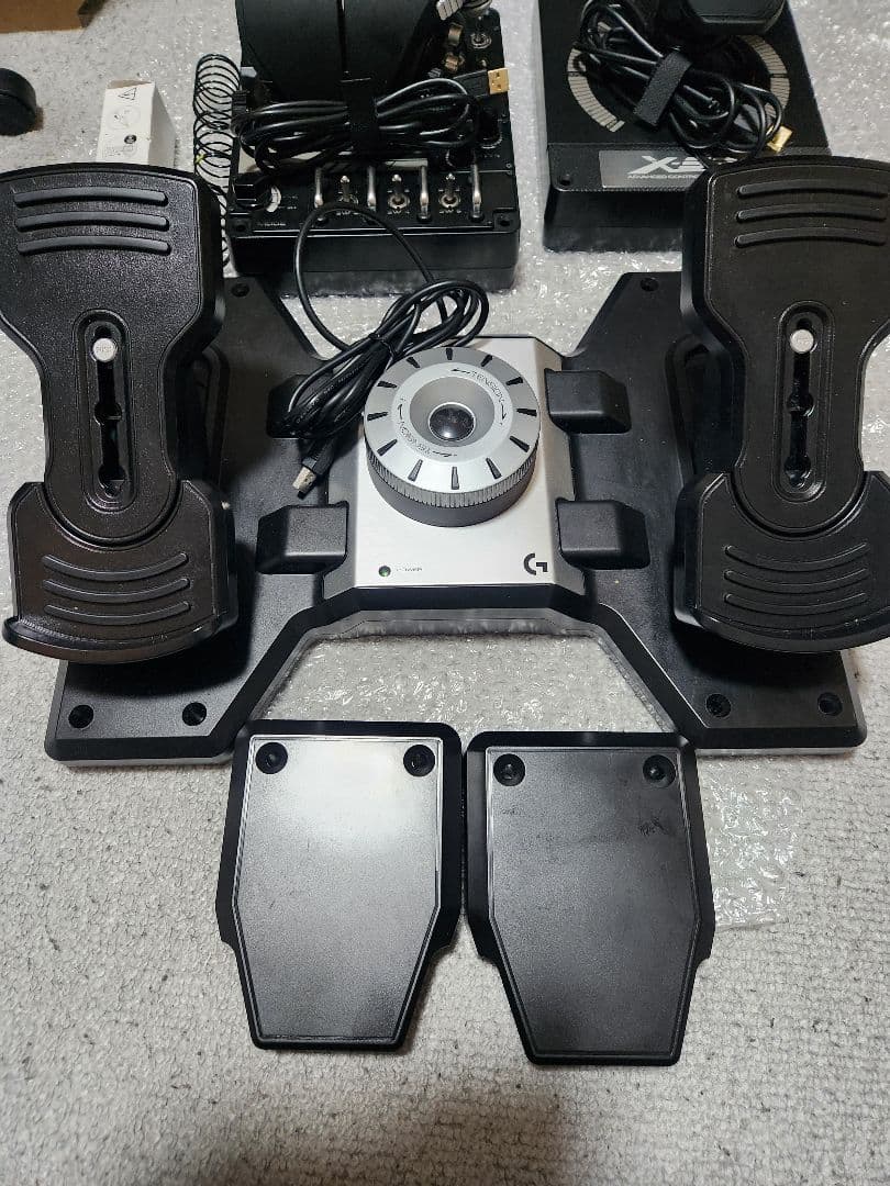 LOGICOOL X56 HOTAS フライトスティック＆ラダーペダルセット