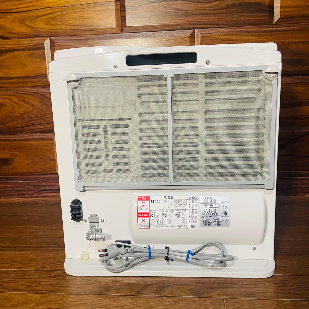 未使用級 超美品 RC-Y4001E 都市ガス ガスファンヒーター リンナイ