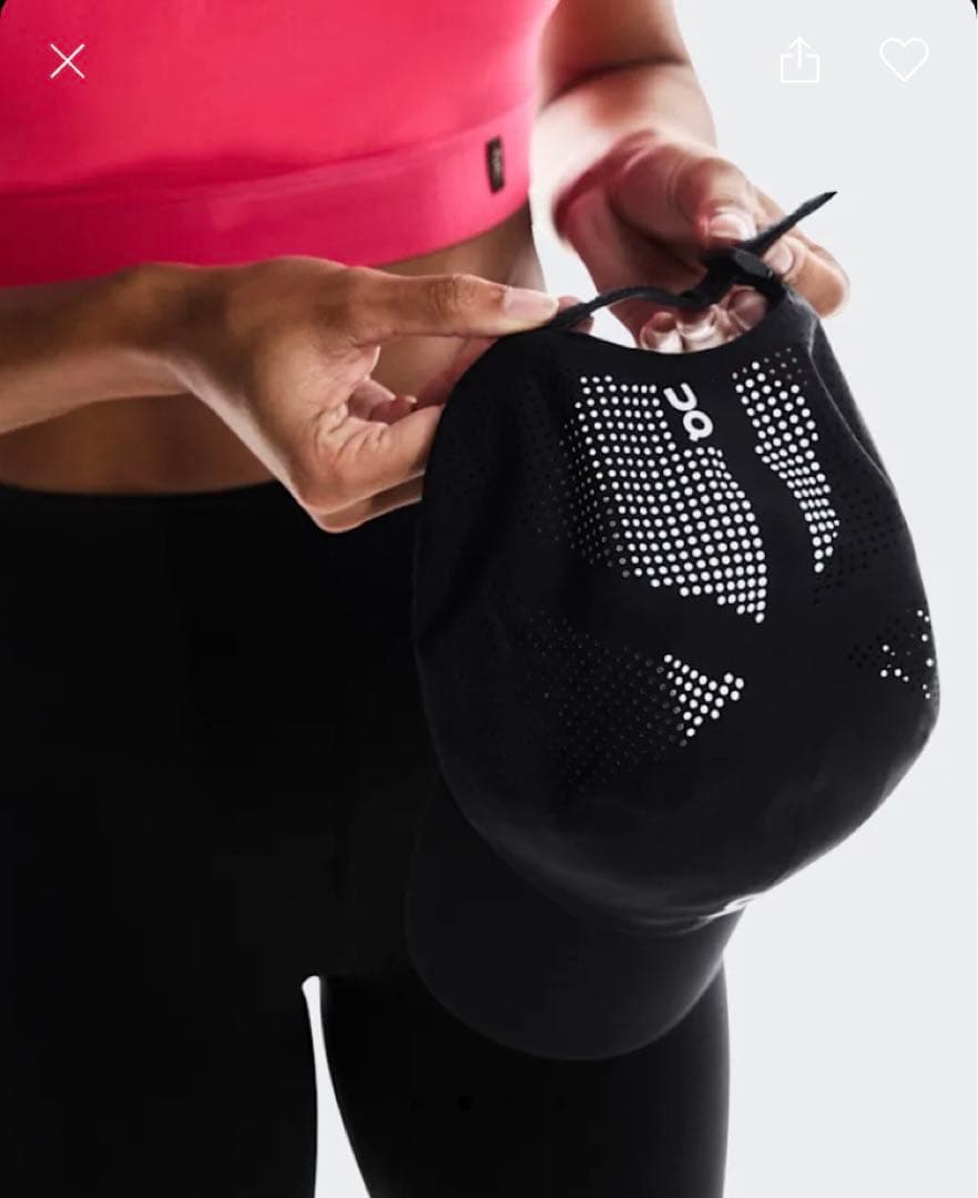 【新品】on テニス 黒 Court Cap イガ シフィオンテク オン