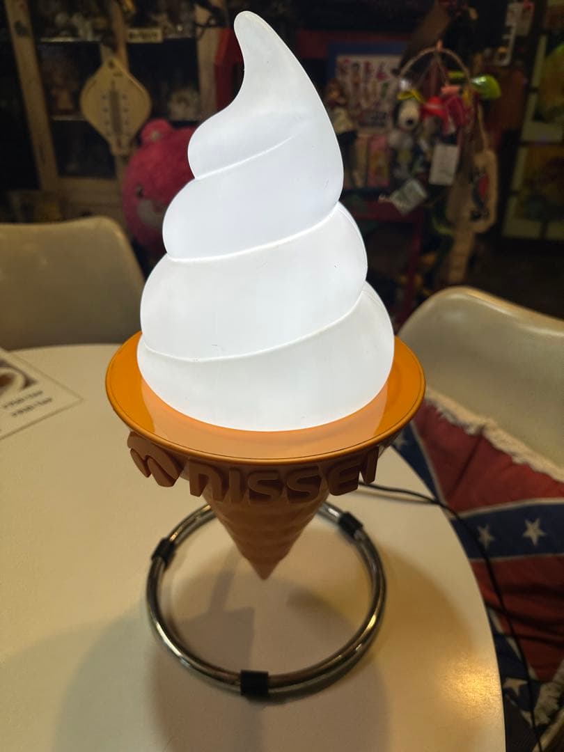 NISSEI/ソフトクリームディスプレイライト/店頭用非売品/アイスクリーム