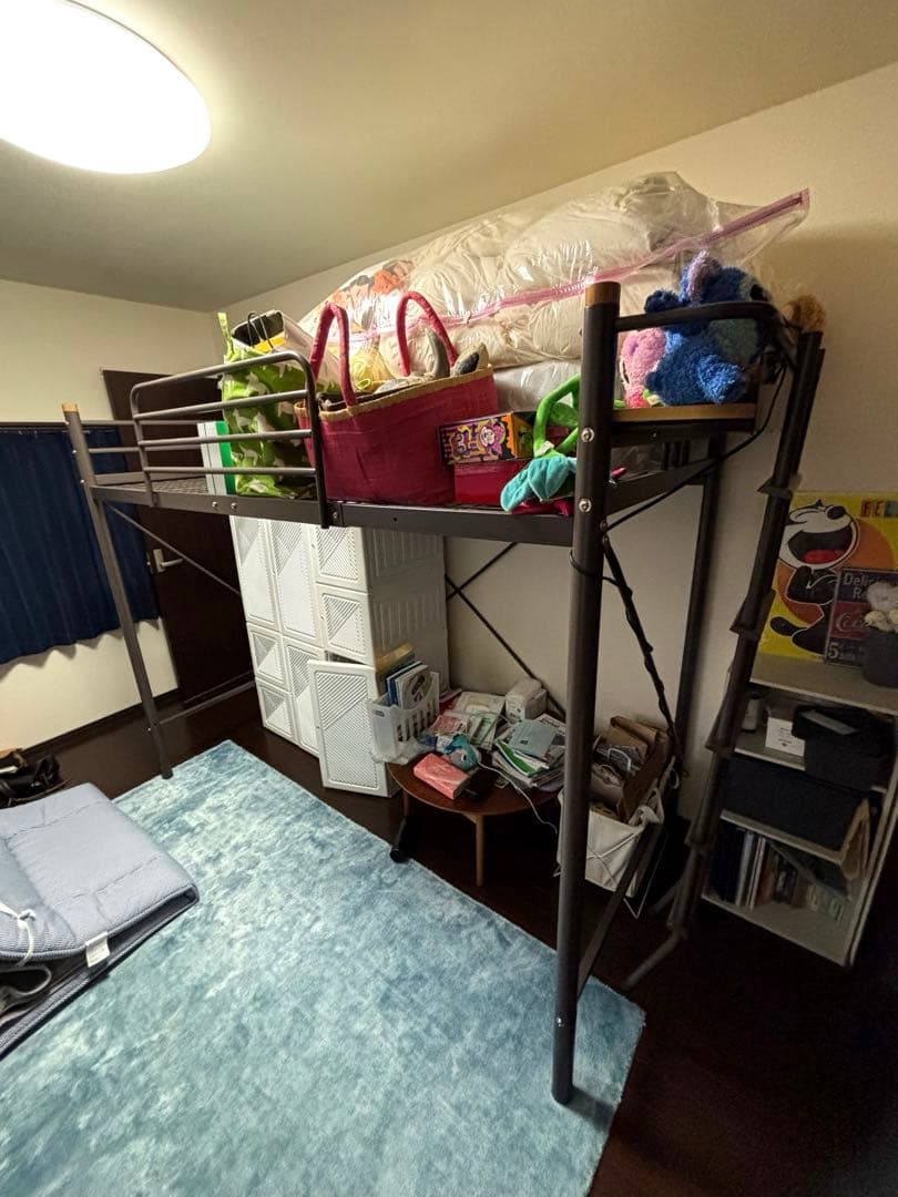 山善 宮付きロフトベッド HML2-1021