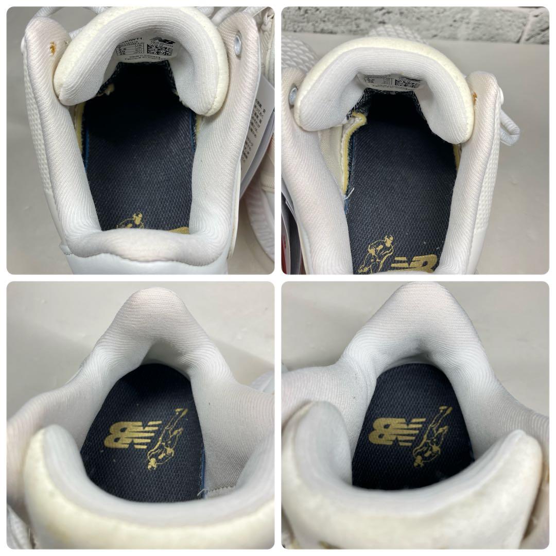 【試着程度】new balance 野球トレーニングシューズ スニーカー 金ロゴ