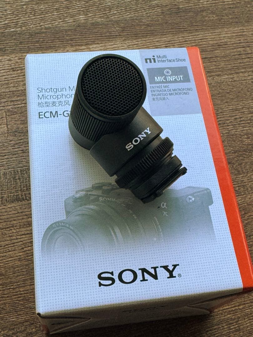 SONY ECM-G1 ショットガンマイクロホン　使用1回・美品 付属品有り