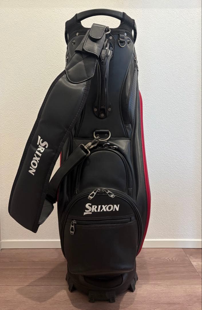 Srixon 大人気 キャディバッグ 黒/赤