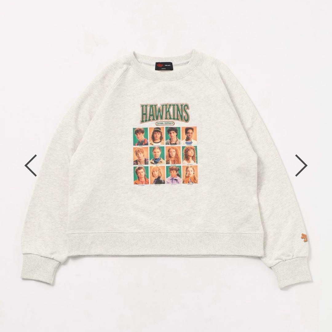 ニコアンド　ストレンジャーシングス　スウェット　M　strangerthings