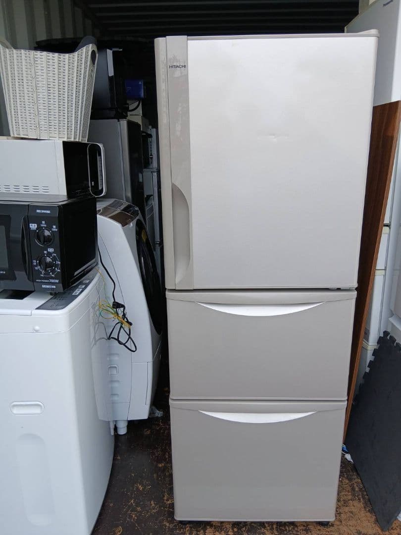 全国送料無料　美品　日立　3ドア　ノンフロン冷凍冷蔵庫