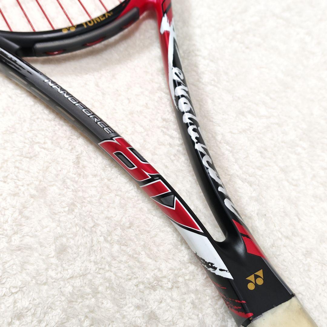 ⭐️極美品⭐️YONEX ナノフォース 8V レブ フレイムレッド